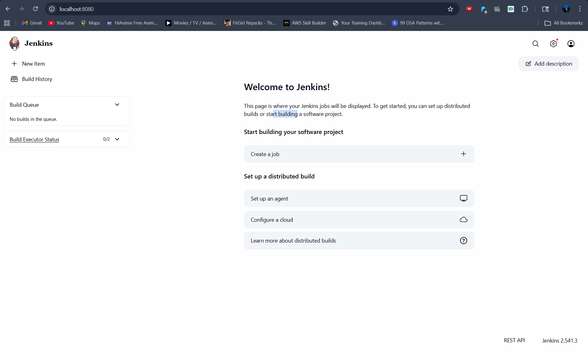 Jenkins Dashboard