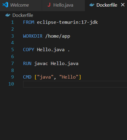 Dockerfile Version 1