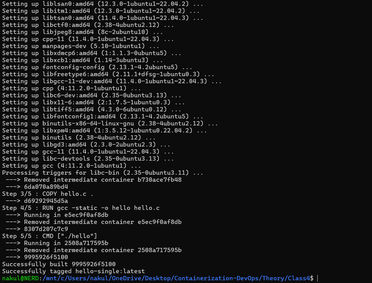 Step 4 -- Image Size Single