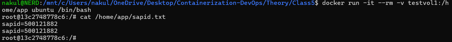 Step 5 -- Bind Mount Write